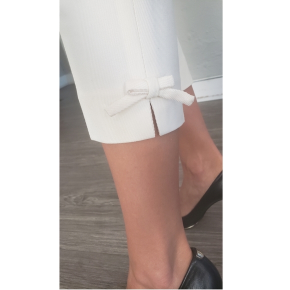 Kate Spade Ivory Capri Pants Size 4 - Picture 6 of 11